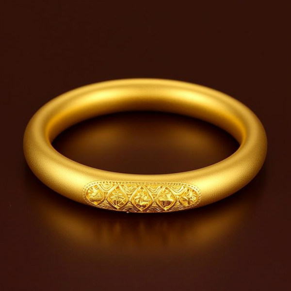 实心金手镯图片