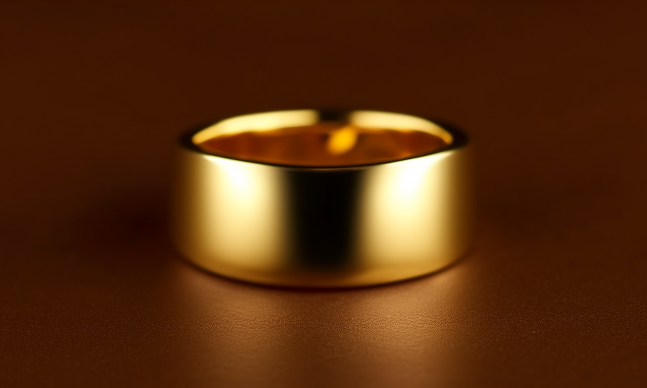 8克黄金戒指图片