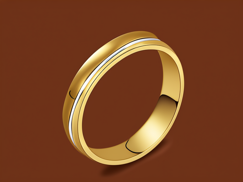 超细黄金戒指图片