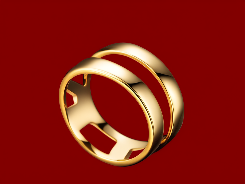 18k金戒指图片