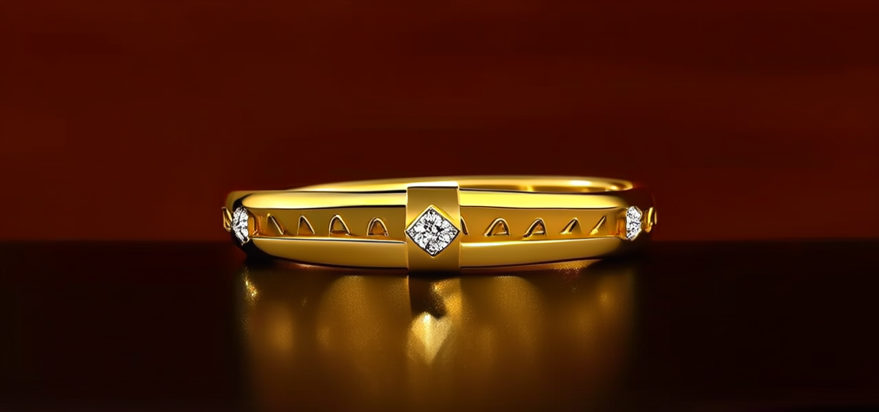 40克金手镯图片