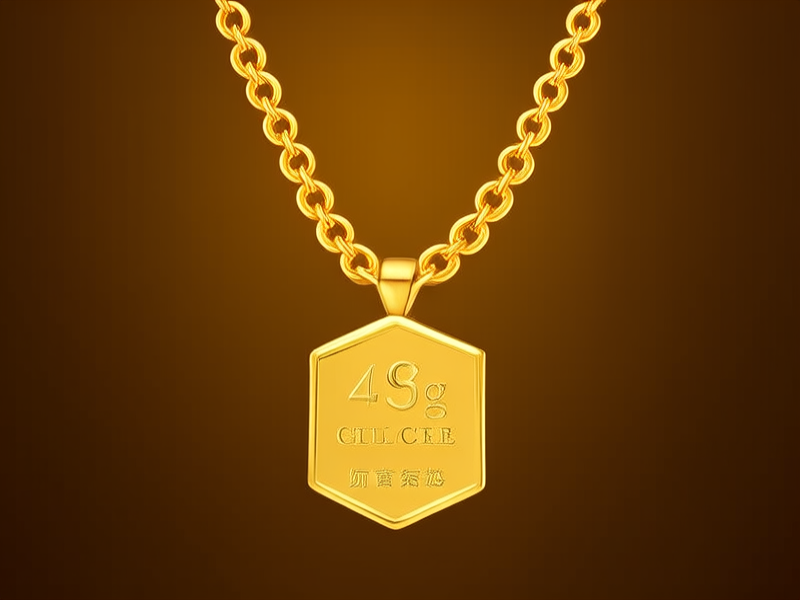 45克黄金项链图片