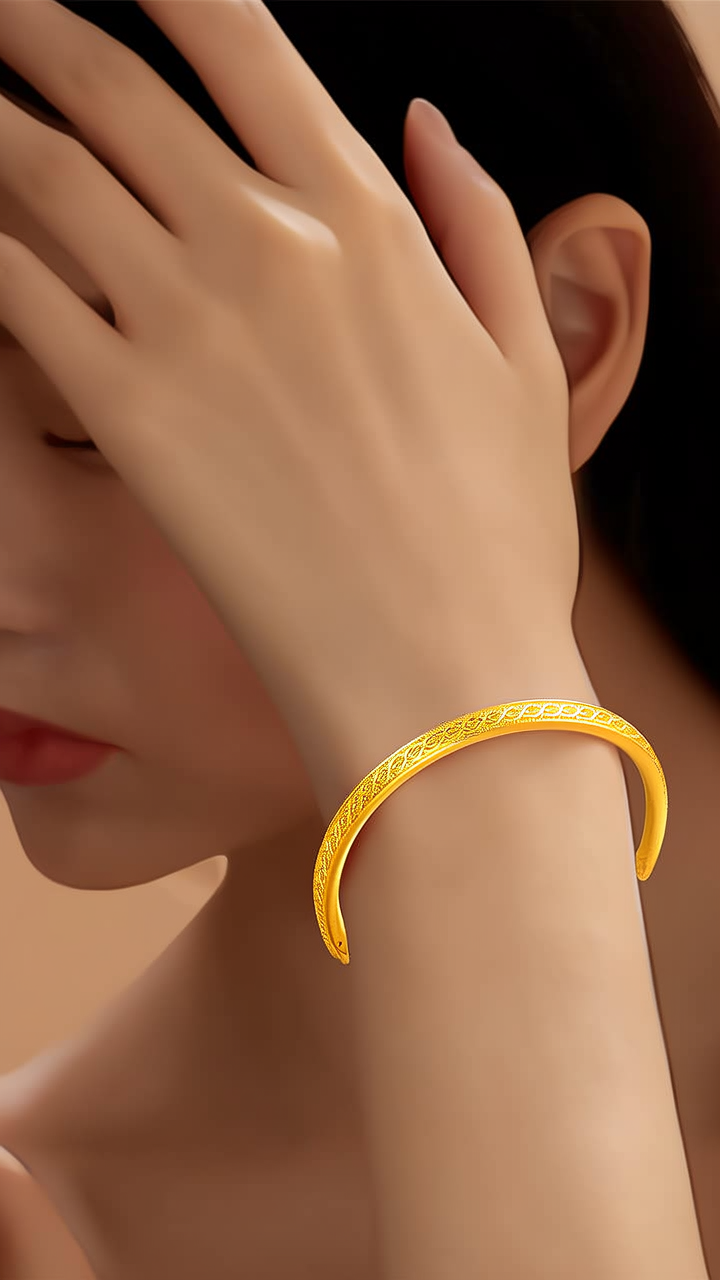 15克的金手镯图片