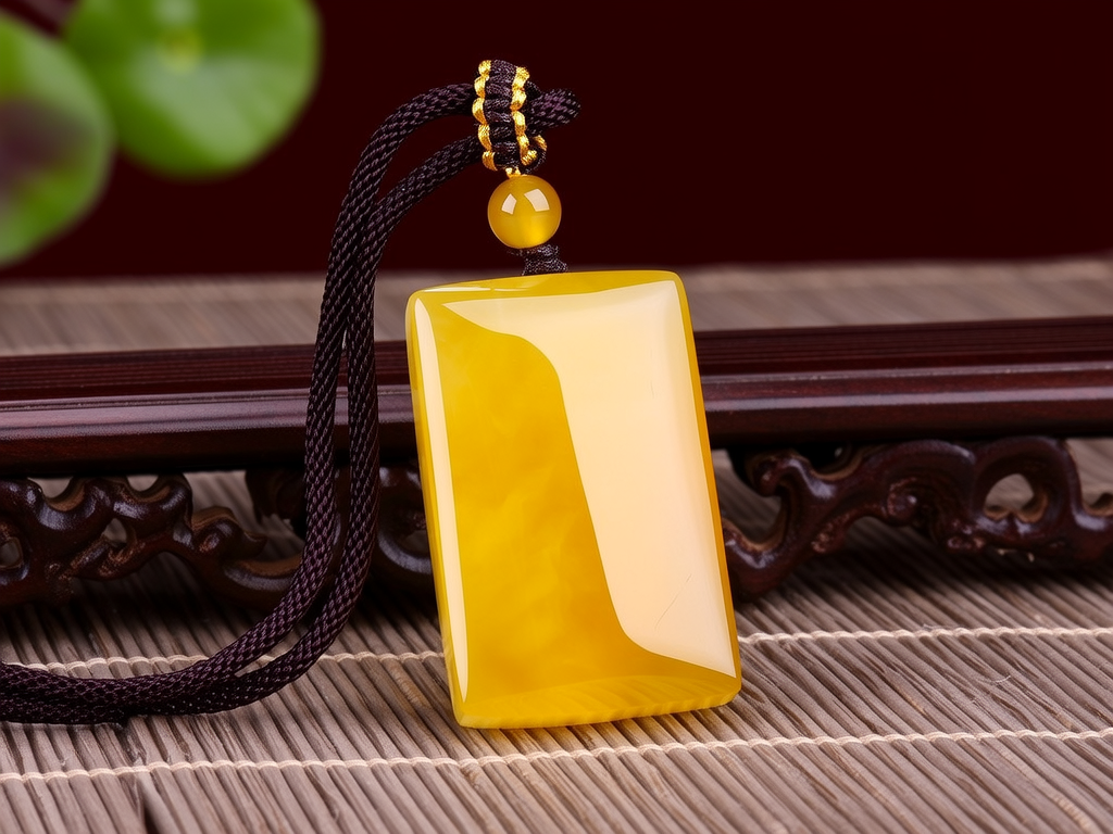 长方形黄金吊坠图片