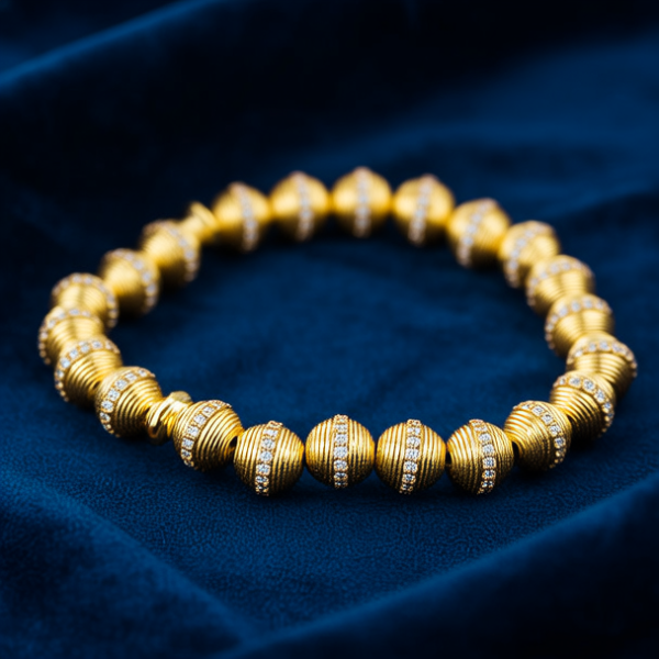 黄金串珠手链图片大全