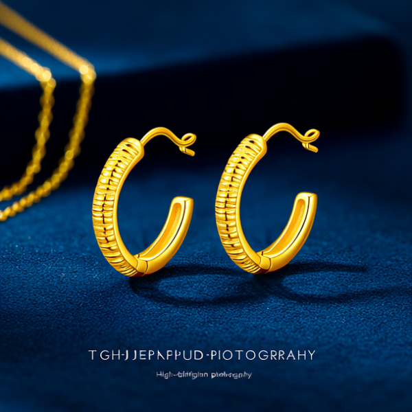 女黄金耳环图片及价格